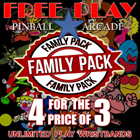 Free Play Pinball Arcade Family Pack