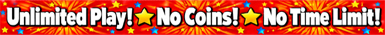 Unlimited Play Wristbands, No Coins Required, No Time Limit, 