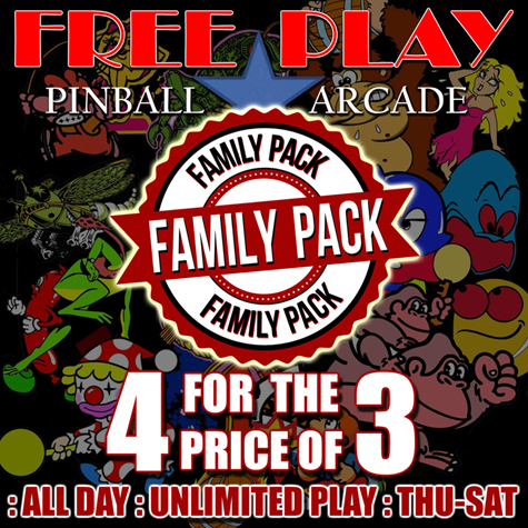Family Fun Pack - 4 for the price of 3!